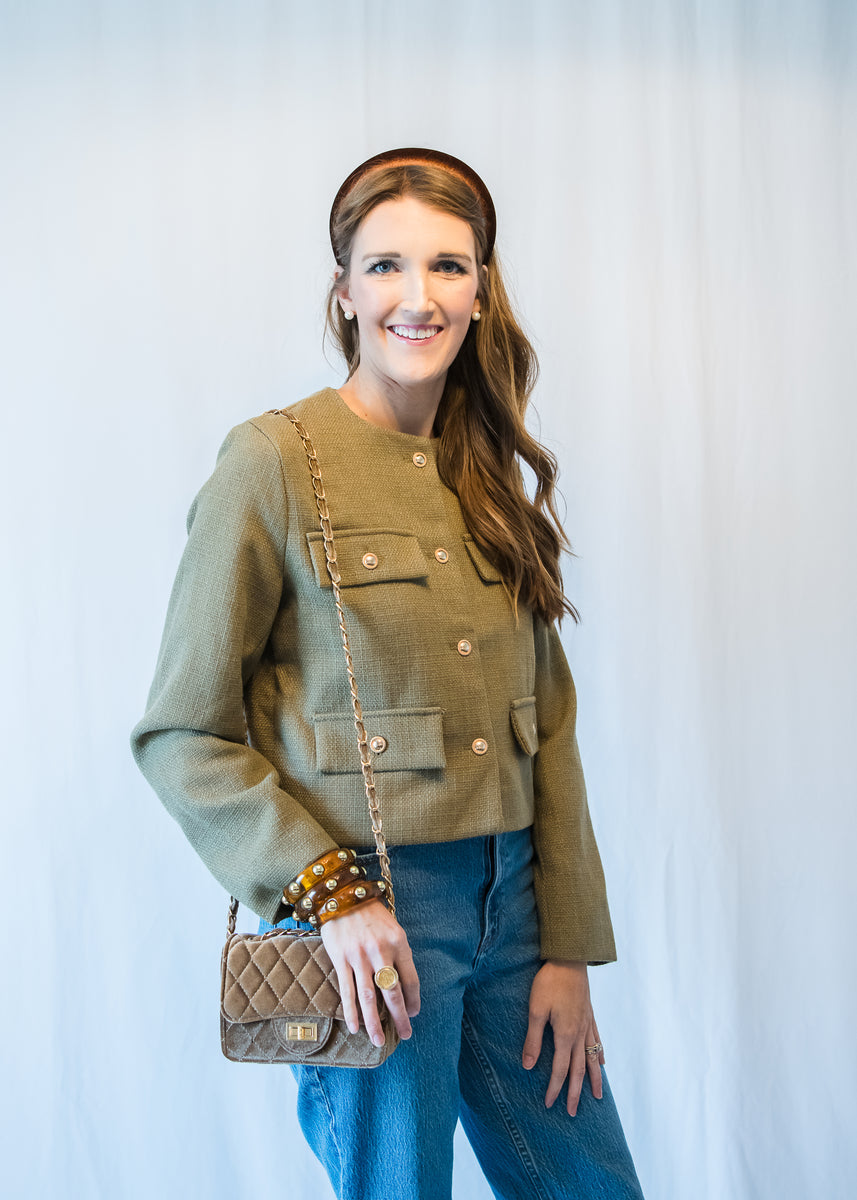 Olive Tweed Jacket – Jacoby & Co Boutique