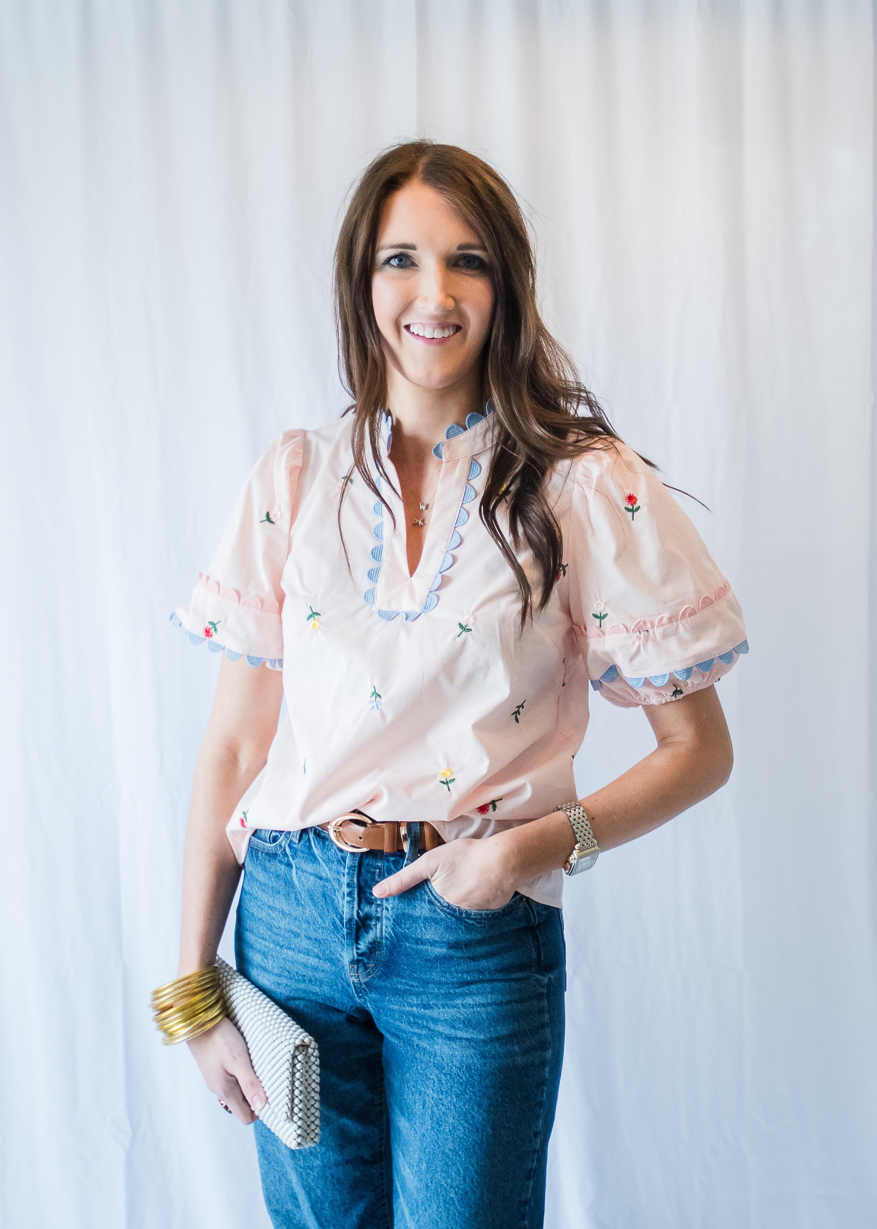 Sweet Ilene Floral Blouse – Jacoby & Co Boutique